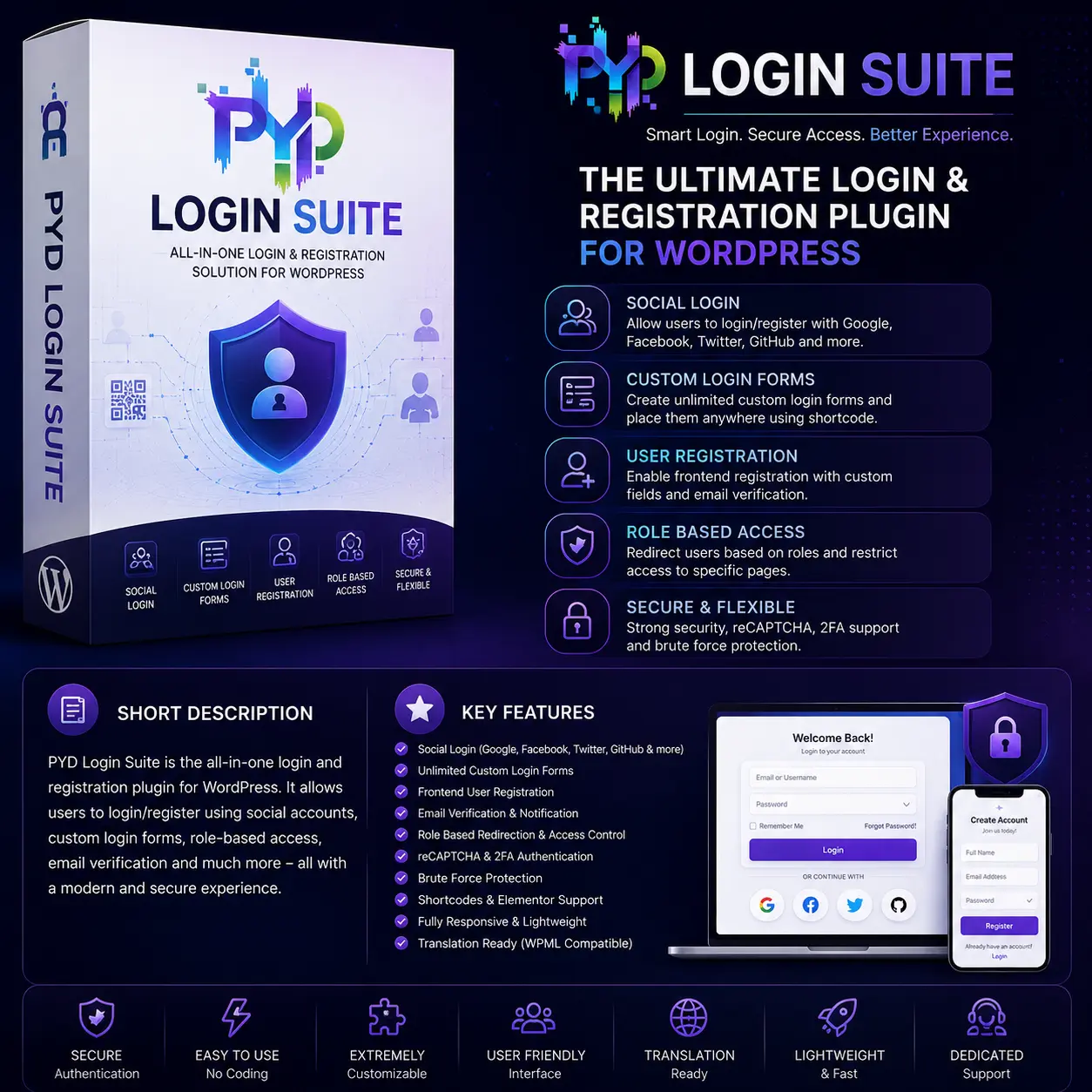 PYD Login Suite
